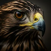 Amur Falcon, Close up