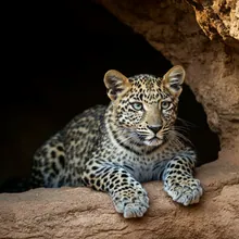 Arabian Leopard, Young