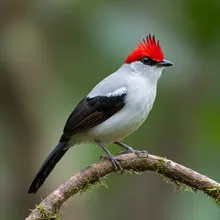 Araripe Manakin, Male