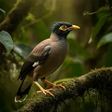 Bali Myna, Young