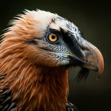Bearded Vulture, Close up