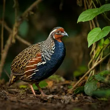 Black-breasted Buttonquail, Male