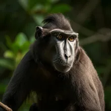 Black Crested Macaque, Female