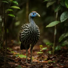 Blue-billed Curassow, Young