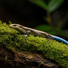 Christmas Island Blue-tailed Skink, Young