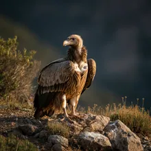 Cinereous Vulture, Male