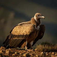Cinereous Vulture, Young