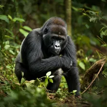 Cross River Gorilla, Young