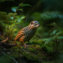 Emei Shan Liocichla, Young
