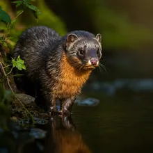 European Mink, Male