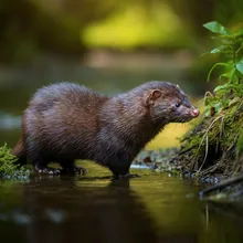 European Mink, Young