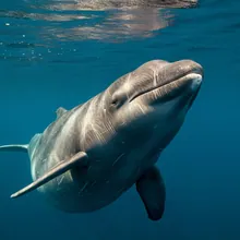 Fin Whale, Young