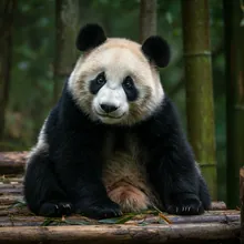 Giant Panda, Young