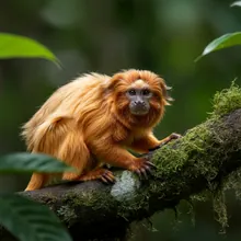 Golden Lion Tamarin, Young