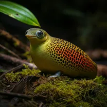 Golden Mantella, Male