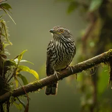 Grey-crowned Crocias, Young