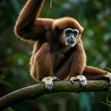 Hainan Gibbon, Female
