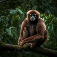 Hainan Gibbon, Male