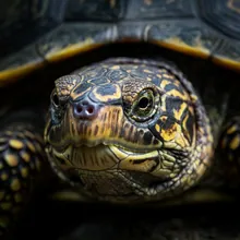 Hawksbill Turtle, Close up