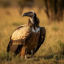Hooded Vulture, Male
