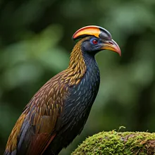 Horned Guan, Male
