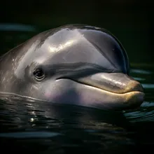 Indus River Dolphin, Close up