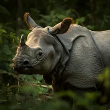 Javan Rhino, Young