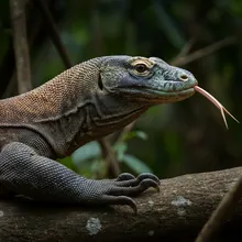 Komodo Dragon, Young