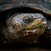 Leatherback Turtle, Close up