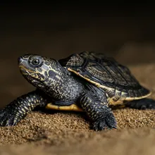 Leatherback Turtle, Young
