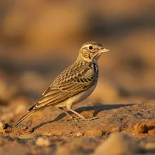 Libyan Desert Lark, Male