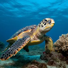 Loggerhead Sea Turtle, Young