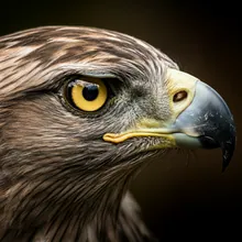 Long-crested Eagle, Close up