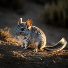 Long-tailed Chinchilla, Young