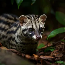 Malabar Large-spotted Civet, Young