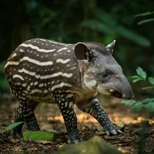 Malayan Tapir, Young