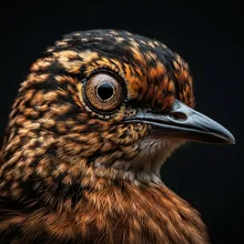 Marvellous Spatuletail, Close up