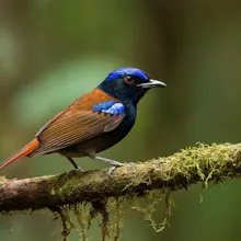 Mascarene Paradise Flycatcher, Female