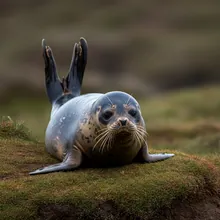 Mediterranean Monk Seal, Young