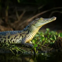 Orinoco Crocodile, Young