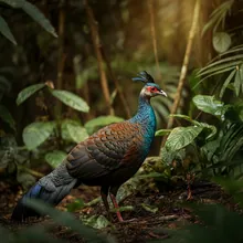 Palawan Peacock-pheasant, Female