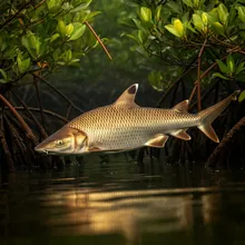Pondicherry Shark, Young