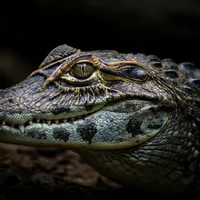 Rio Apaporis Caiman, Close up