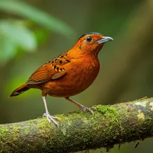 Rufous-fronted Antthrush, Male