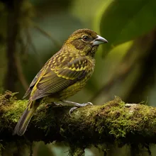 Sao Tome Grosbeak, Young