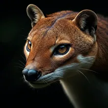 Saola, Close up