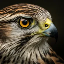 Seychelles Kestrel, Close up