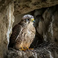 Seychelles Kestrel, Young