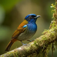 Seychelles Paradise Flycatcher, Female
