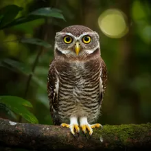 Siau Scops-owl, Young